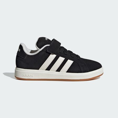 Chaussure Grand Court 00s Enfants : Core Black / Off White / Gum