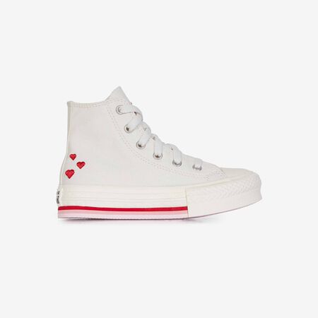 CONVERSE chuck taylor all star CHUCK TAYLOR ALL STAR EVA LIFT HI VALENT BLANC/ROSE CADET