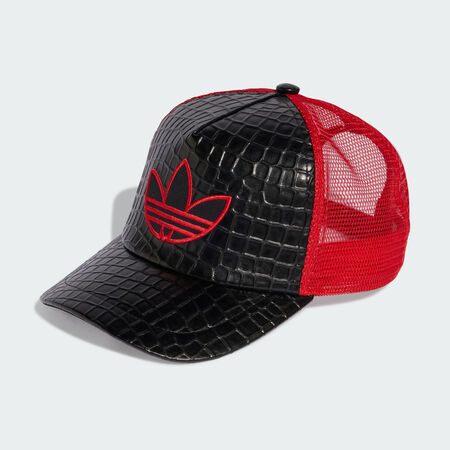 ADIDAS ORIGINALS CROCO TRUCKER CAP Black UNISEX