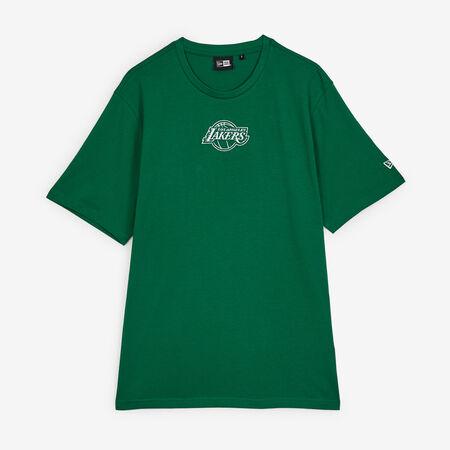 NEW ERA TEE SHIRT LA LAKERS GREEN/WHITE MEN