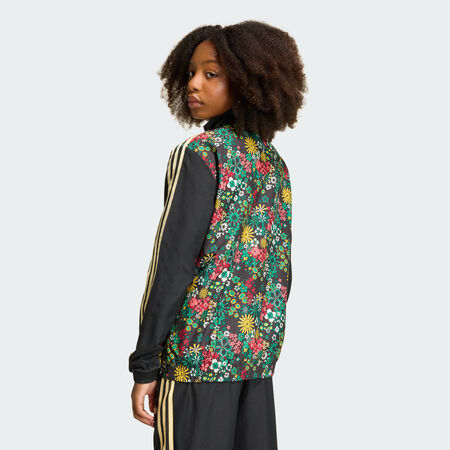 ADIDAS ORIGINALS TRACK TOP LIBERTY BLACK/MULTI-COLOURED JUNIOR