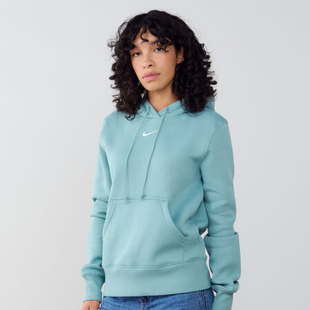 NIKE HOODIE CLUB CENTERED LOGO BLEU FEMME