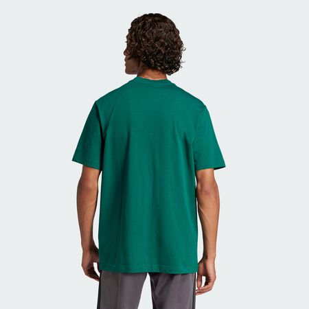 ADIDAS SPORTSWEAR T-shirt jersey petit logo Essentials Collegiate Green / Black HOMME