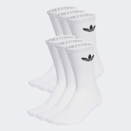 ADIDAS ORIGINALS Chaussettes rembourrées Trefoil (6 paires) White MIXTE