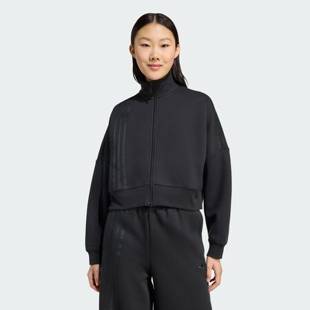 Veste Off Placed 3-Stripes Zip Up : Black