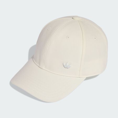 ADIDAS ORIGINALS Everyday Icons Cap With Tonal Metal Trefoil Cloud White UNISEX
