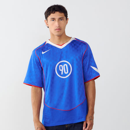 NIKE JERSEY T90 ENERGY BLUE/WHITE MEN