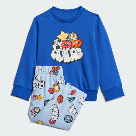ADIDAS SPORTSWEAR Survêtement Seasonal Essentials Fun Enfants Royal Blue / White CADET