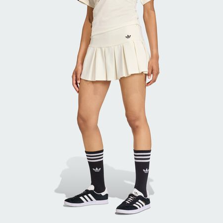 ADIDAS ORIGINALS JUPE TAILLE BASSE SPORT Off White FEMME