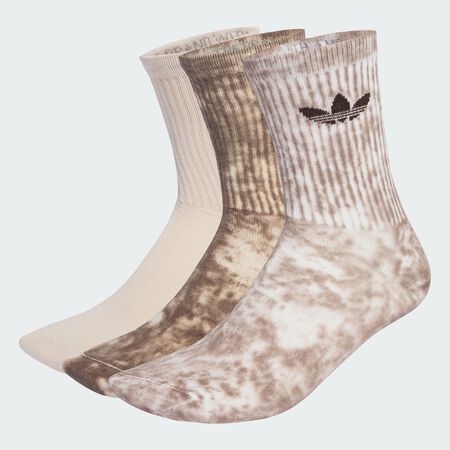 ADIDAS ORIGINALS Chaussettes Tie Dye (3 paires) Trace Brown / Dark Brown / Putty Mauve MIXTE