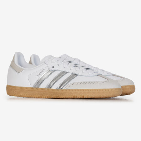 ADIDAS ORIGINALS samba SAMBA OG WHITE/SILVER WOMEN