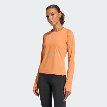 ADIDAS PERFORMANCE ADI365 Climacool+ Longsleeve Dusky Orange WOMEN