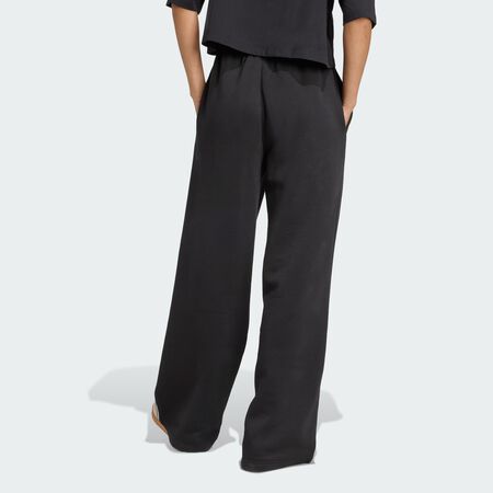 ADIDAS ORIGINALS Essentials Wide Leg Pant Fleece Black WOMEN
