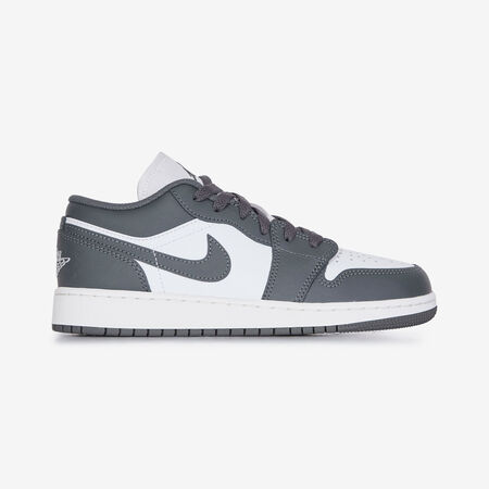 AIR JORDAN 1 LOW : GRIS/BLANC