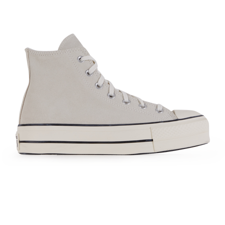CONVERSE chuck taylor all star CHUCK TAYLOR ALL STAR LIFT HI SUEDE BEIGE WOMEN