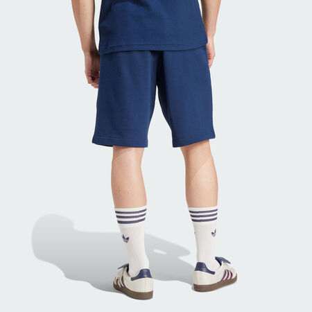 ADIDAS ORIGINALS SHORT ESSENTIAL TREFOIL MARINE/BLANC HOMME