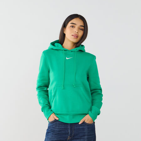HOODIE CLUB CENTERED LOGO : VERT/BLANC