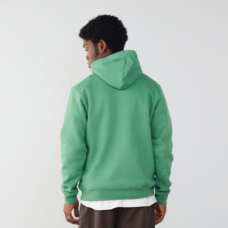 ADIDAS ORIGINALS HOODIE ESSENTIAL TREFOIL GREEN/WHITE MEN
