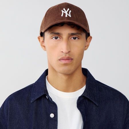 NEW ERA 9FORTY NY MCROWN CORD BROWN/WHITE MEN
