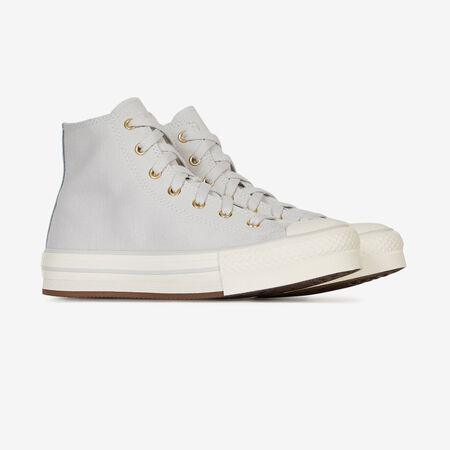 CONVERSE chuck taylor all star CHUCK TAYLOR ALL STAR EVA LIFT HI GRIS/ORANGE JUNIOR