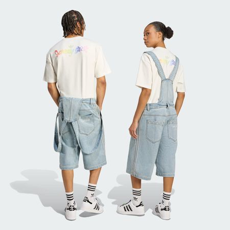 ADIDAS ORIGINALS Salopette denim adidas x Jeremy Scott Grey HOMME