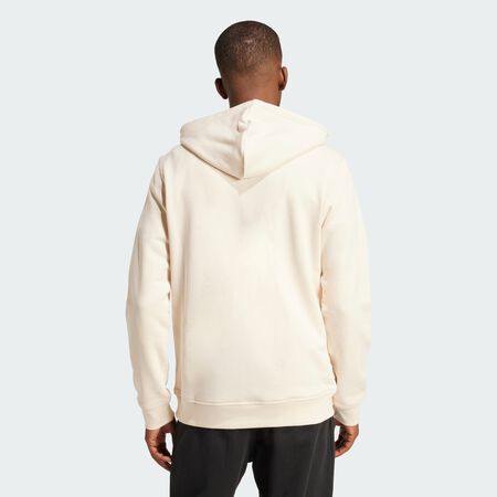 ADIDAS ORIGINALS Sweat-shirt à capuche French terry Trèfle Essentials Wonder White HOMME