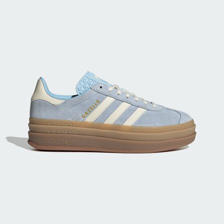 Chaussure Gazelle Bold : Clear Sky / Cream White / Gold Metallic