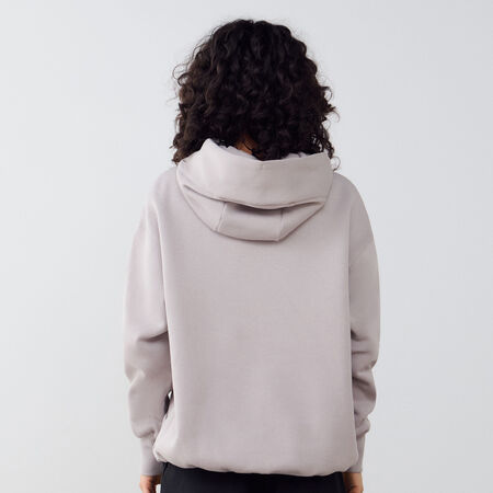NIKE HOODIE PHOENIX LONG OVERSIZED GREY WOMEN