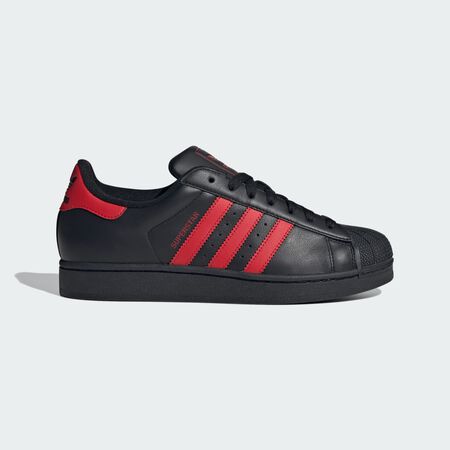 Superstar II Shoes : Core Black / Better Scarlet / Core Black