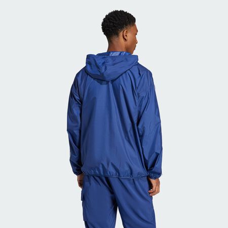 ADIDAS SPORTSWEAR Coupe-vent 3 bandes Essentials Dark Blue / White HOMME