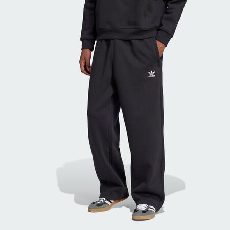 ADIDAS ORIGINALS Pantalon à ourlets ouverts Trèfle Essentials Black HOMME