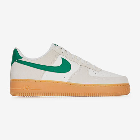 AIR FORCE 1 LOW VERT : BEIGE/ROUGE