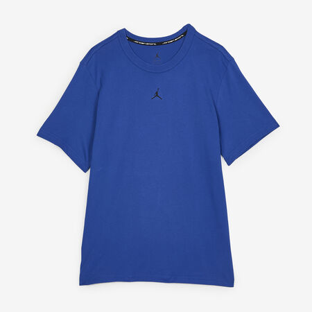 JORDAN TEE SHIRT CENTERED LOGO BLEU/NOIR HOMME
