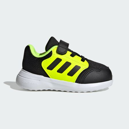 Chaussure Tensaur Run 3.0 Enfants : Core Black / Core Black / Lucid Lemon