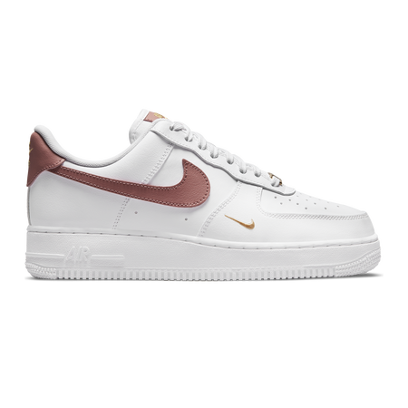 AIR FORCE 1 LOW MINI SWOOSH : BLANC/ROSE