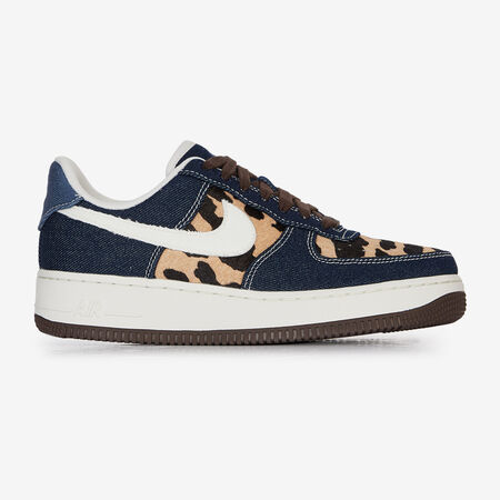 NIKE air force 1 AIR FORCE 1 LOW DENIM CHEETAH BROWN/BLUE WOMEN