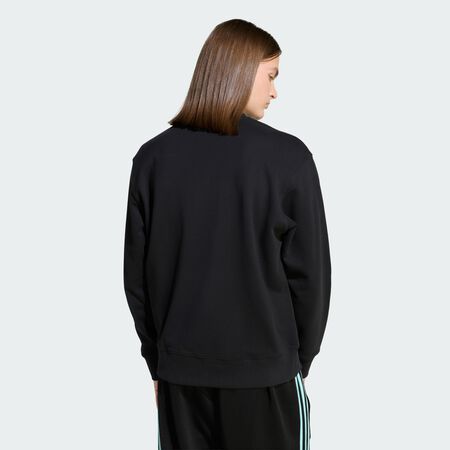 ADIDAS PERFORMANCE Sweat-shirt hommes équipe de Formule 1 Mercedes - AMG Petronas Las Vegas Black / White HOMME