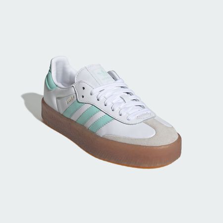 ADIDAS ORIGINALS samba Sambae Shoes Kids Cloud White / Clear Mint / Gold Metallic BABIES