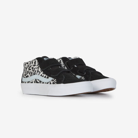 VANS SK8-MID V BLACK/PRINT TODDLERS