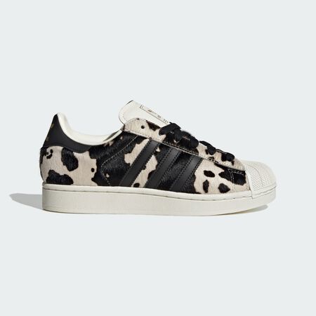 SUPERSTAR II COW : BLANC/MARRON