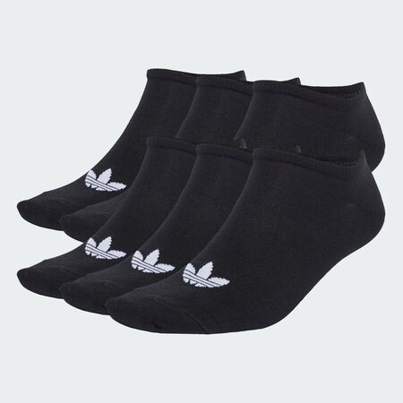 ADIDAS ORIGINALS Socquettes fines (6 paires) Black / Black / Black MIXTE