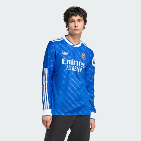 ADIDAS PERFORMANCE Maillot Third Real Madrid 25/26 Long Sleeve Blue Bird HOMME