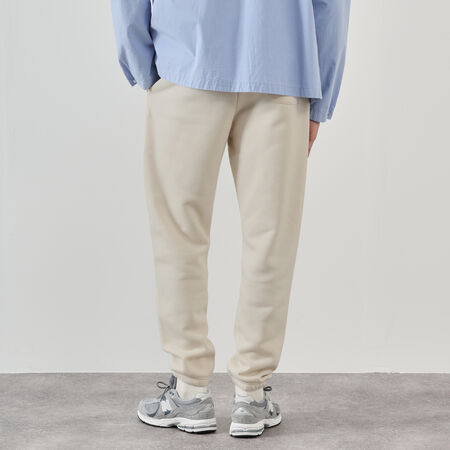 NEW BALANCE PANT JOGGER SMALL LOGO BEIGE MEN