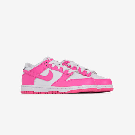 NIKE dunk DUNK LOW WHITE/PINK TODDLERS
