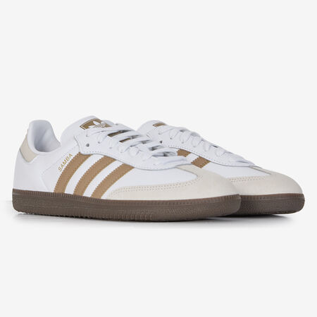 ADIDAS ORIGINALS samba SAMBA OG BLANC/MARRON HOMME