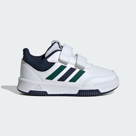 ADIDAS SPORTSWEAR Tensaur Hook and Loop Shoes Cloud White / Collegiate Green / Collegiate Navy BABIES