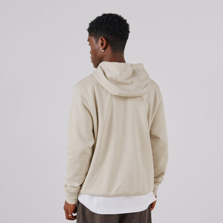 NIKE HOODIE CLUB SMALL LOGO ECRU HOMME