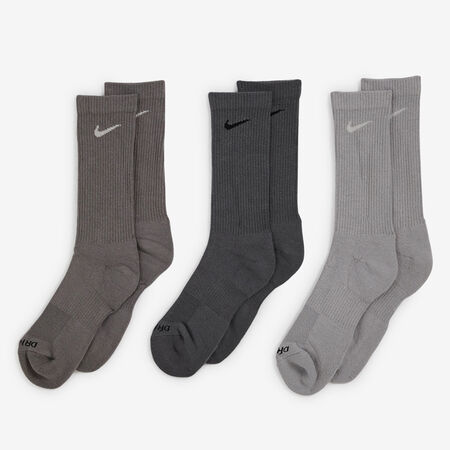 NIKE CUSHION CREW SOCKS X6 GREY MEN