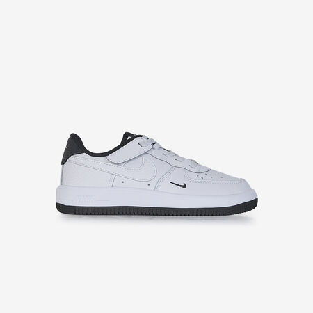AIR FORCE 1 LOW CF MINI SWOOSH : WHITE/BLACK