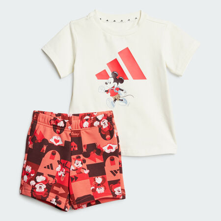ADIDAS SPORTSWEAR ENSEMBLE T-SHIRT ADIDAS DISNEY MICKEY MOUSE Off White / Pure Ruby CADET